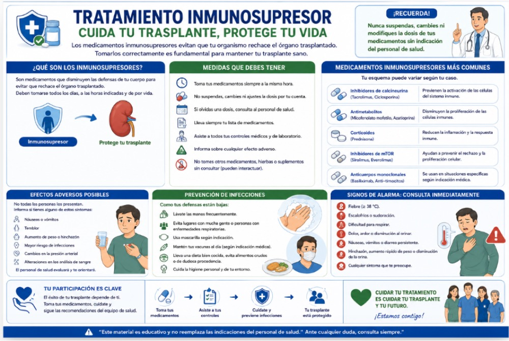 Lámina 6: Tratamiento Inmunosupresor